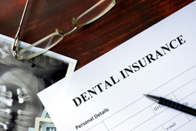 A dental insurance form